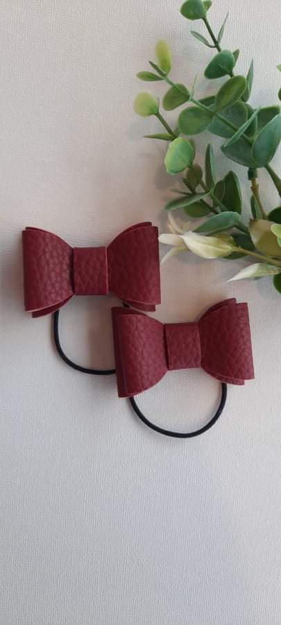 Piggy tail bow sets